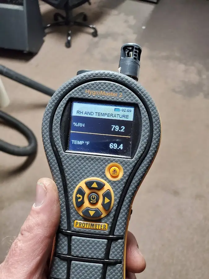Moisture meter humidity assessment for Fire & Smoke Damage Restoration in Douglas